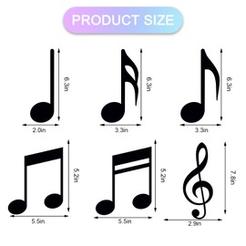 AnyDesign 36Pcs Music Note Hanging Swirls Black Gold Silver Musical Notation Theme Party Swirl Ceiling Hanging Decorations for Home Birthday Party Hanging Ornaments Decoration