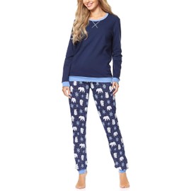 Merry Style MS10-168 Women’s Pyjamas - Dark blue bear 2, size: s