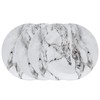 Marble Melamine Shatter Resistant Salad Appetizer Dessert Plate Set Carrera