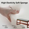 SOBIBO Solid Wood Shoe Bench, 2-Tier Wooden Entryway Bench, Modern