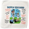personalised4u Bowls Excuses Microfibre Cleaning Cloth – Perfect for cleaning