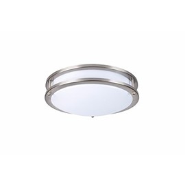 Elitco Lighting CF3206 Household-Light-Bulbs LED Double Ring Ceiling Flush, 5000K, 120°, CRI80, UL, 20W, 80W Equivalent, 50000HRS, LM14000, DIMMABLE, 5 Years Warranty, Input Voltage 120V