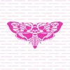 Death Head Moth Stencil - Reusable Stencils for Painting -