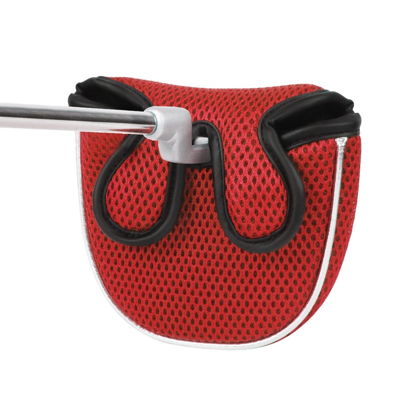 Andux Mallet Putter Cover Golf Putter Head Cover Shaft Semicircle