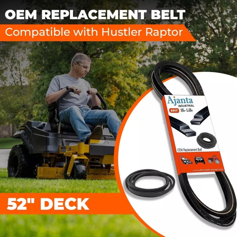 HUSTLER 607400 603907 DRIVE BELT Raptor, Limited, Raptor SD &