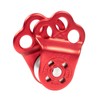 YZCHAIN Aluminum Alloy Zip Line Pulley, 30kN Climbing Single Pulley,