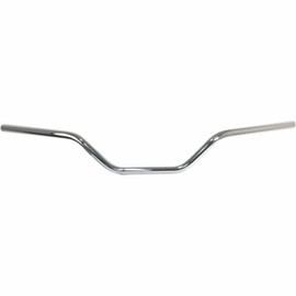 Emgo Flat Track Low 7/8in. Handlebar - Chrome, Handle Bar Size: 7/8in., Color: Chrome