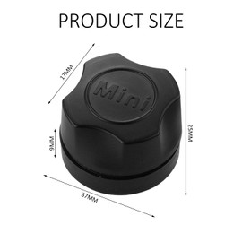 DAZZLUXE 1 Piece Black Aquarium Cleaning Brush, Aquarium Accessories, Mini Aquarium Cleaning Brush, Aquarium Cleaning Magnetic Brush, Aquarium Scrubbing Brush, Aquarium Accessories Tools