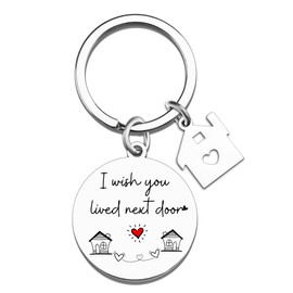XzmaaoX Friend Gifts for Women Long Distance Best Friend Keychain Gifts Unique Friendship Gift for Women Her Leaving Going Away Gift for Friends Bestie Birthday Christmas