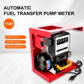 FAHKNS 110V Electric Fuel Pumps 550W Electric Fuel Self-Priming Transfer Pump Portable Diesel Transfer Pump Bio Fuel Oil Diesel