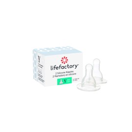 LIFEFACTORY Nipples Y Cut 2pk, 2 CT