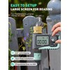 RAINPOINT Sprinkler Timer with Brass Inlet & Outlet, Programmable Hose