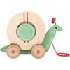 Small Foot Wooden Pull-Along Toy Snail Motor Skills Toy for