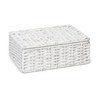 2 x Arpan Paper Rope Storage Hamper Basket With Lid