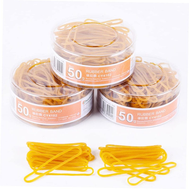 COHEALI Elastic Bands 50g Box Natural Rubber Sturdy Bundling Ring