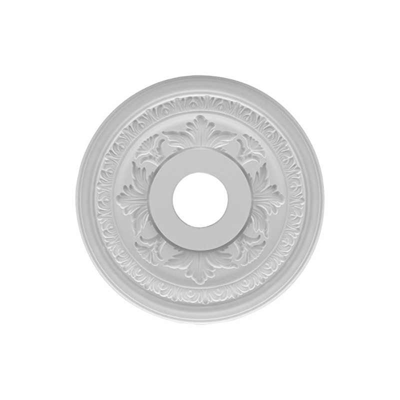 Ekena Millwork CMP16BA Baltimore Thermoformed PVC Ceiling Medallion (Fits Canopies