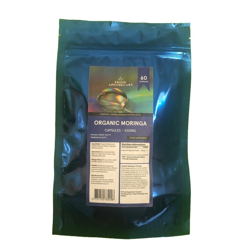 Pure Organic Moringa Olefeira Capsules