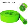 2 inch x 100 FT Pool Backwash Hose, Green Heavy