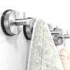 Gabeerso Suction Hooks Towel Hooks for Bathroom No-Drill Stainless Steel