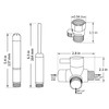 V-Frankness Filtered Shower Enema Kit with Water Control Valve, Diverter,