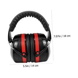 LALAFINA 1pc Drum Set Noise Reduction Headset Protective Ear Cover for Drummers Ergonomic Over Ear Design for Concerts DIY and Construction Use Black