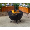 Pleasant Hearth OFW003R fire Pit, Black