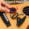 2pcs ST-20 Piezo Contact Pickup for Guitar and Ukulele, Compact