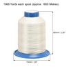 uxcell Bonded Polyester Sewing Thread Extra Strong 1968 Yards 150D/0.25mm