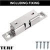 TERF® Heavy Duty Polished Chrome Double Ball Catch 42mm Tension