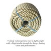 labworkauto ProManila - UnManila,Polypropylene Cord Twisted 3 Strand, Lightweight Synthetic