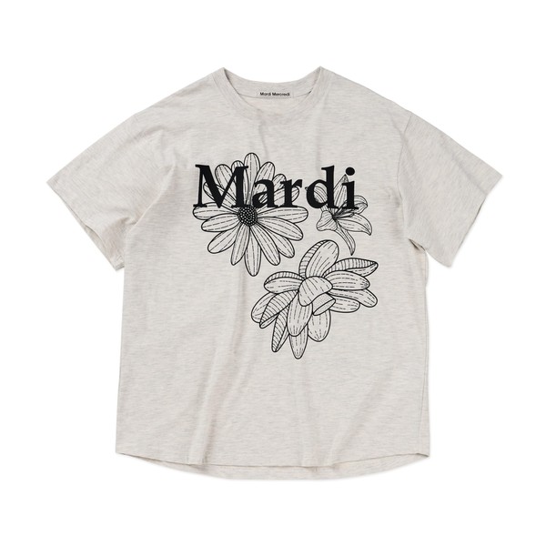 mardi mercredi Tshirt Triple Flower – 100% Cotton, Regular Fit,