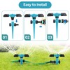 Proxima Direct 2 Pack Yard Sprinkler 360° Rotating Lawn Sprinkler