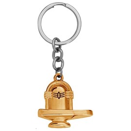 Bro Mart Lord Shiva Mahadev Shivling Metal Keychain Car | Bike | Home Multi Color (Color May Vary)