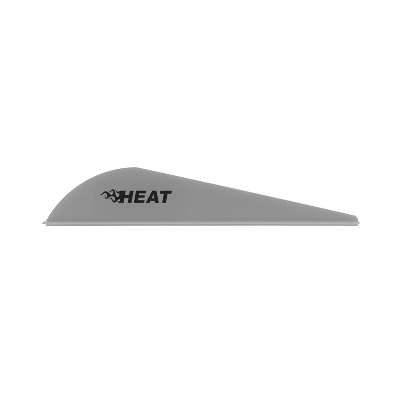 Bohning Heat Vane, Low Profile Hunting Vane, 2.5" 36pk, Silver