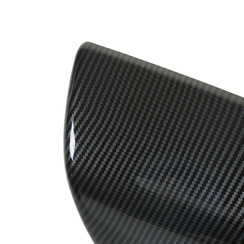 2pcs Side Mirror Cover Carbon Fiber Color Wing Mirror Cap