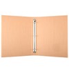 A4 Kraft Binder 3-Holds Round Ring Binder 2 Pack, Durable