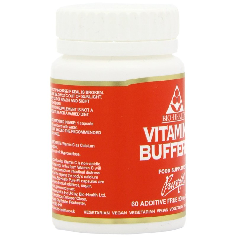 Bio-Health 500mg Buffered Vitamin C - Pack of 60 Capsules