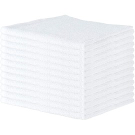 Towels N More 12 Bar Mop Towel 16x19, Commercial Grade 31 ozs, Kitchen Towels, Restaurant Cleaning Towels, Kitchen, Bar Towels White