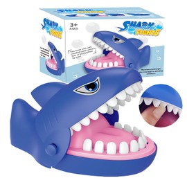 Juego de Dentista de Tiburones para 4+ Años, Mordida Juego de Dedos, Lindos Juegos de Dientes de Tiburone, Divertido juguete de Dedo Morder Tiburón, Juguete Interactivo para Padres e Hijos y Fiesta