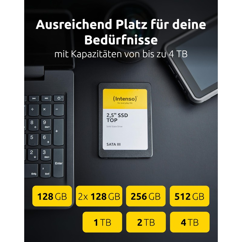 Intenso Internal 2.5" SSD SATA III Top 128GB Twin Pack,