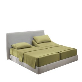 Hearth & Harbor Split King Size Sheets - 5 Piece Bed Sheet Set, Hotel Luxury Double Brushed Bed Sheets - Extra Soft Bedding Sheets & Pillowcases, Split King, Sage