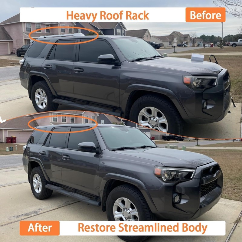 KPALAG 4PCS Roof Rack Removal Delete Kit Compatible with Toyota