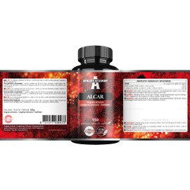 Acetyl L-Carnitine HCL 550 mg, ALCAR 150 Vegan Capsules, 5 Months Supply, High Strength Amino Acid Supplement, Supports Cognitive Functions & Energy Levels - by Apollo's Hegemony