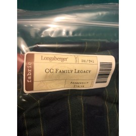 Longaberger CC Family Legacy Liner in Membership Stripe #2817341 NEW