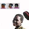 XLKJ Big Holes Barber Hair Brush Sponge, Afro Curl Coil