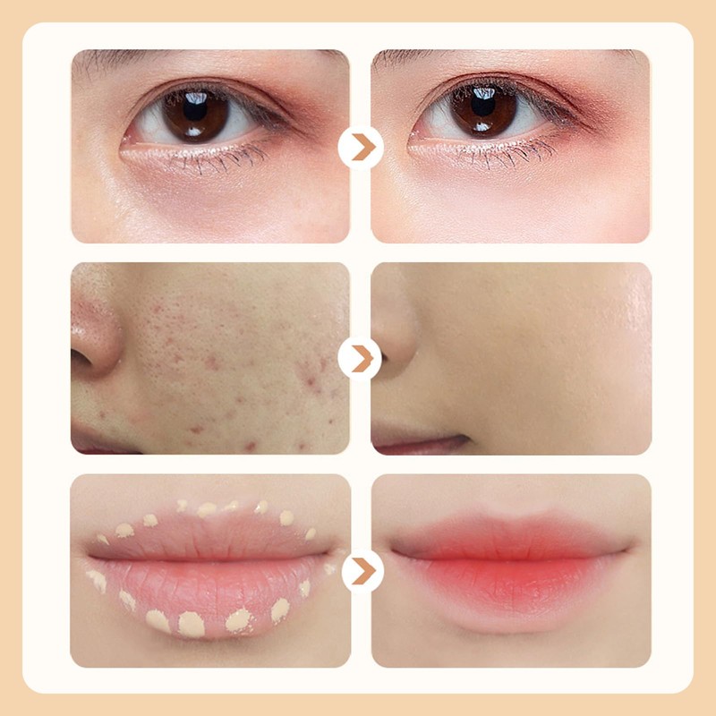 3 Colours Waterproof Concealer, Three-Colour Concealer, 3-Colour Concealer Palette, Tri-Colour