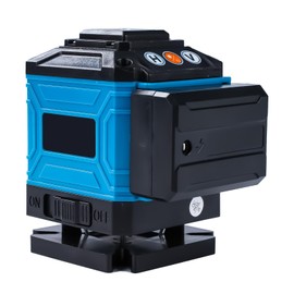 TICFOX Cross Line Laser, Self-Levelling Line Laser, 8 Lines, Laser Spirit Level, Horizontal Line Laser, Cross Laser Construction Laser for Indoor Construction Site