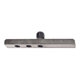 Starrett Depth Gage Base with Stem Collet - for Special Collet Positioning - Hardened Steel, 6" Long, 3/4" Wide Base - 648-6