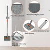 Feeloco Base Board Cleaner Tool,Wall Cleaning Mop with 360° Rotation,