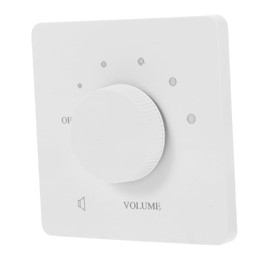 CIYODO Volume Control Switch Inline Volume Control Amplifier Speaker Selector Switch Switcher Tone Switch Control Switch Speaker Tone Control Sound Tone Panel White Plastic